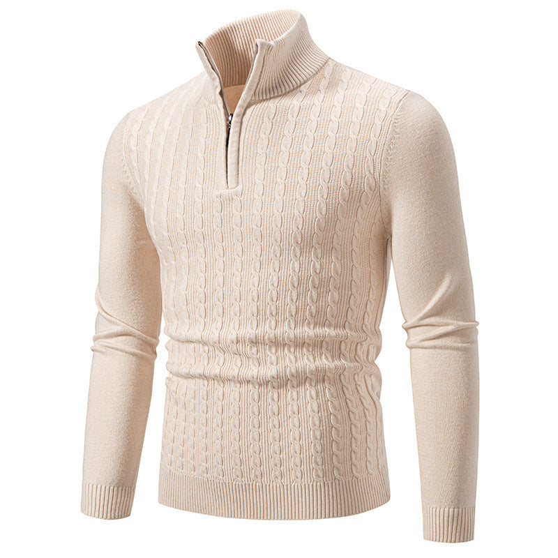 Derryl - Eleganter Herrenpullover mit Zopfmuster