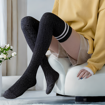 Zella - Trendige Damen-Overkneesocken