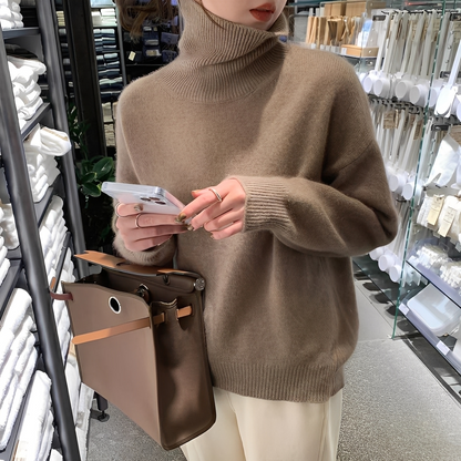 Ophélie - Eleganter Rollkragenpullover für Damen