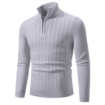 Derryl - Eleganter Herrenpullover mit Zopfmuster