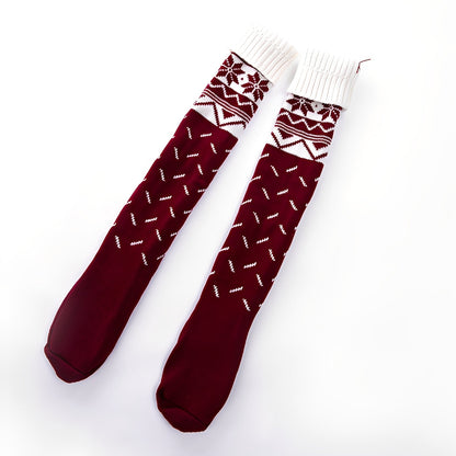 Corinne - Stilvolle Wollsocken für Damen zu Weihnachten