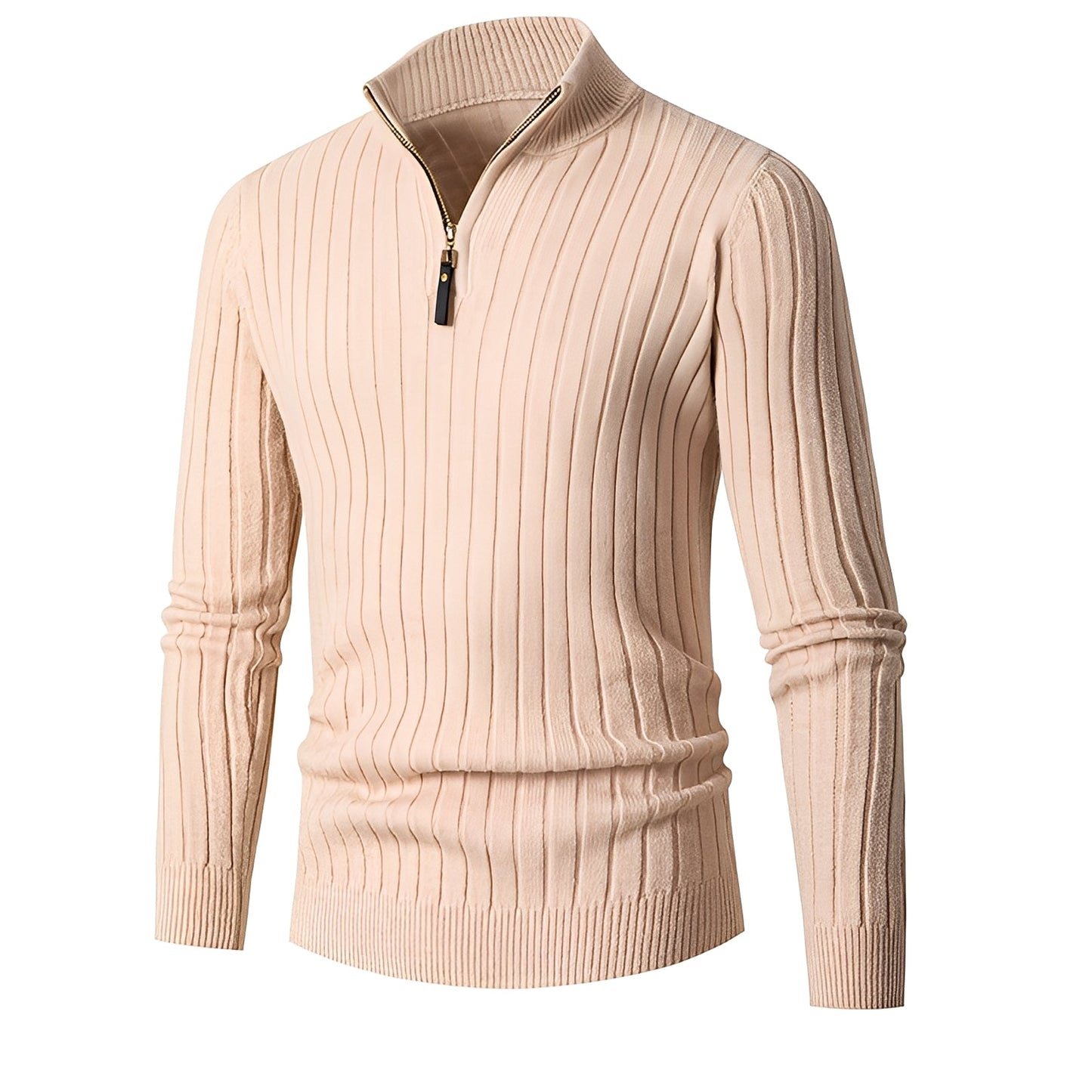 Roland - Eleganter Herrenpullover mit halbem Rollkragen