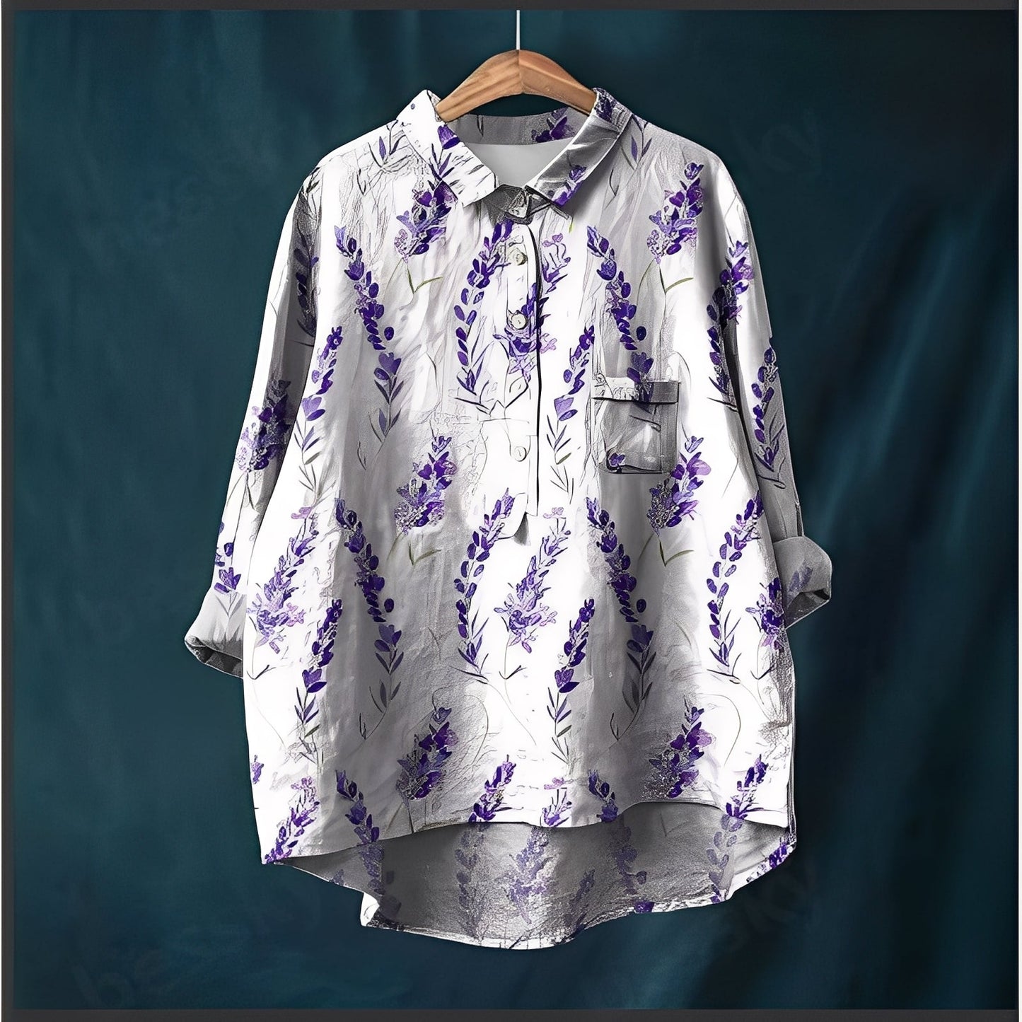 Garance - Klassische Bluse mit langen Ärmeln für Damen