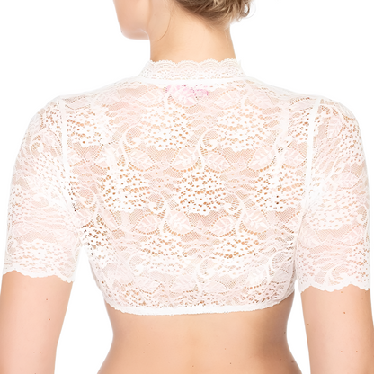 Daniella - Traditionelle Frauen-Oktoberfest-Bluse mit Spitze
