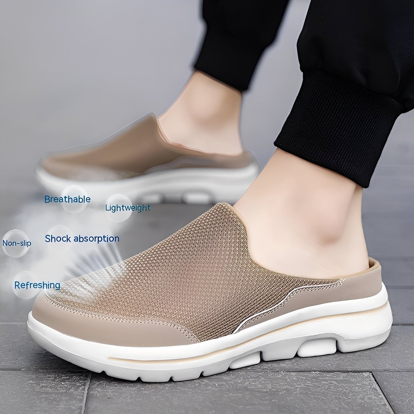 Harrison - Leichte Schlupfschuhe mit gepolsterter Sohle