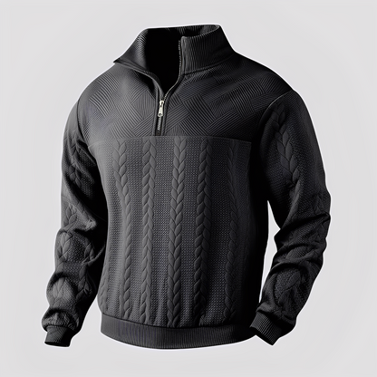 Warren - Klassischer Damen-Kaschmirpullover mit Zipper