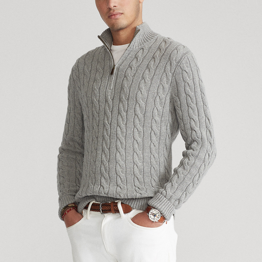 Adrien - Pullover Halb-Reißverschluss