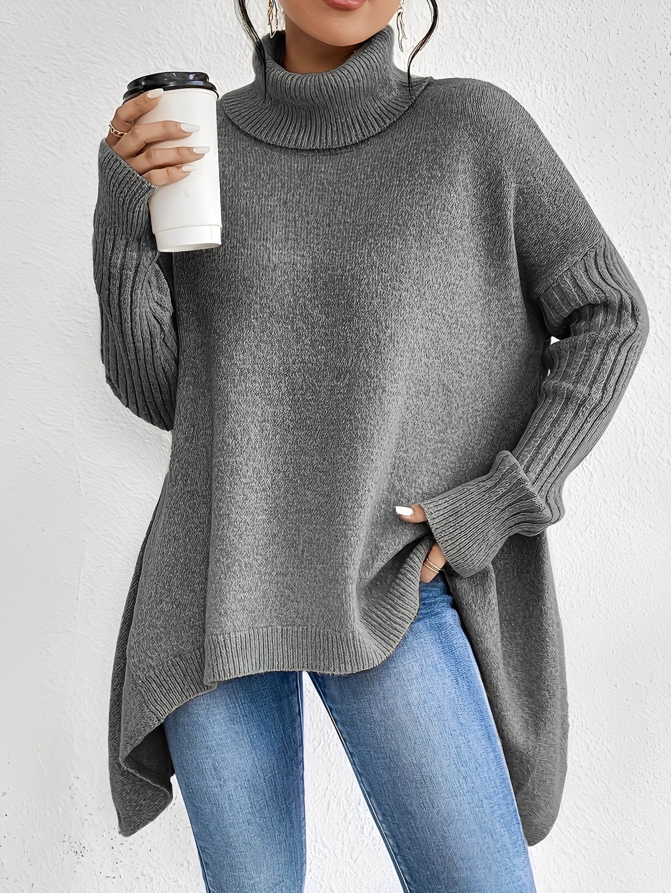 Jessica - Komfortabler Kaschmir-Rollkragenpullover für Damen