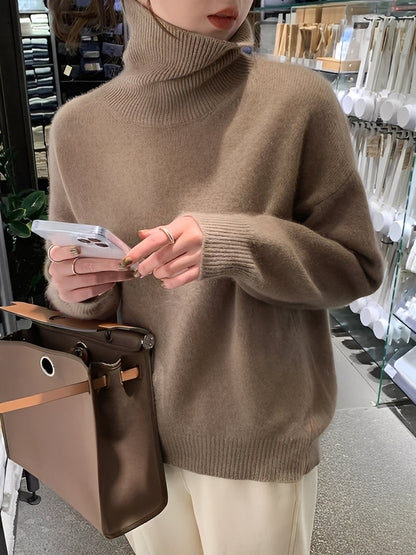 Gloria - Damen-Rollkragenpullover aus edler Wolle