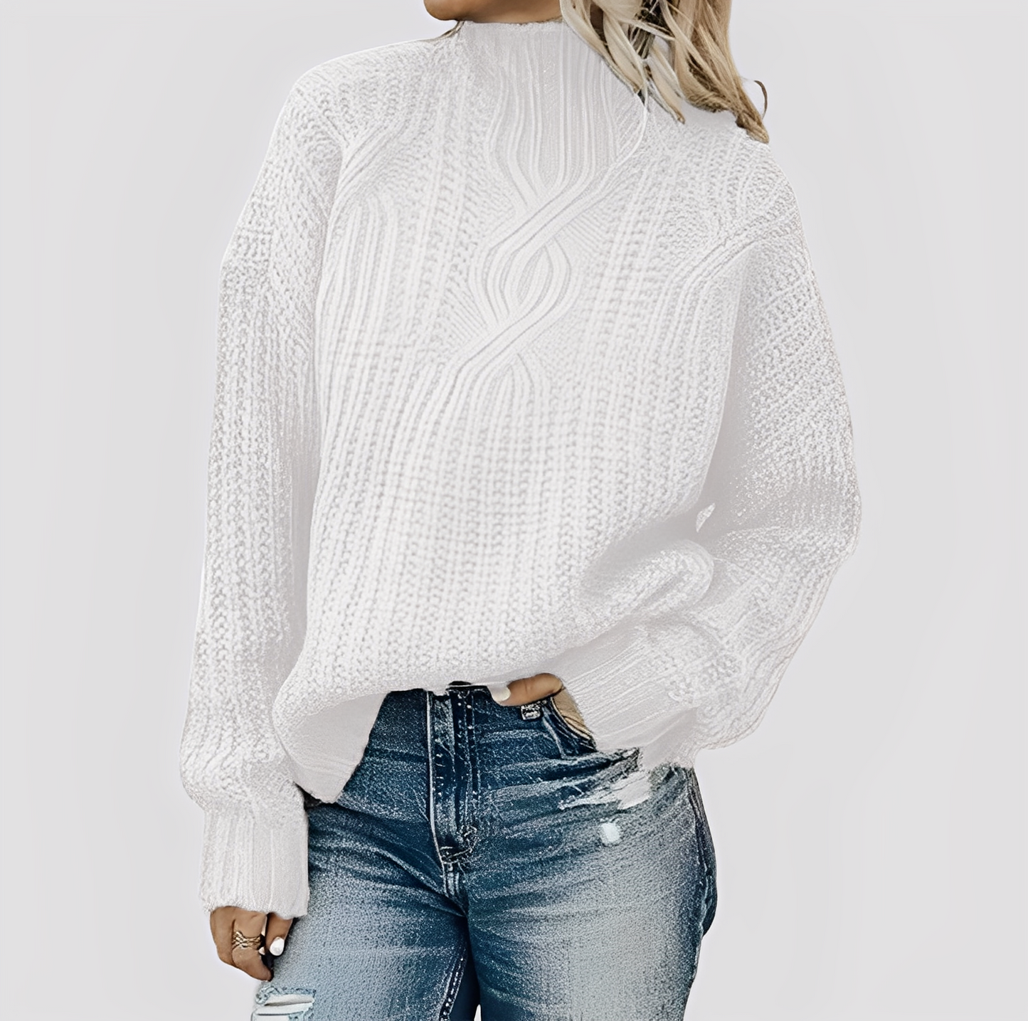 Julianne - Eleganter, gemütlicher Damenstrickpullover