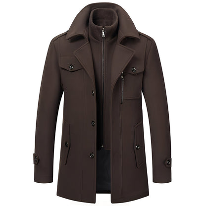 Merrill - Stilvoller, warmer Herren-Wollmantel