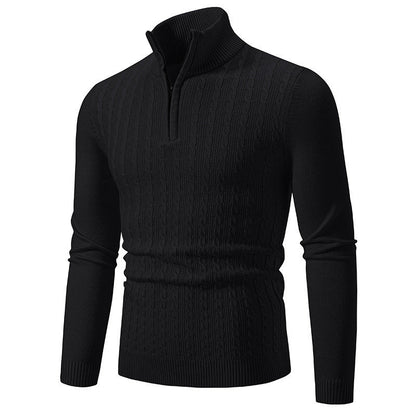 Derryl - Eleganter Herrenpullover mit Zopfmuster