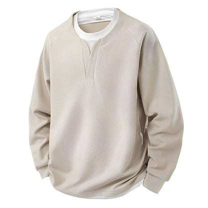 Dayton - Eleganter Herrenpullover mit stilvoller Waffelstruktur