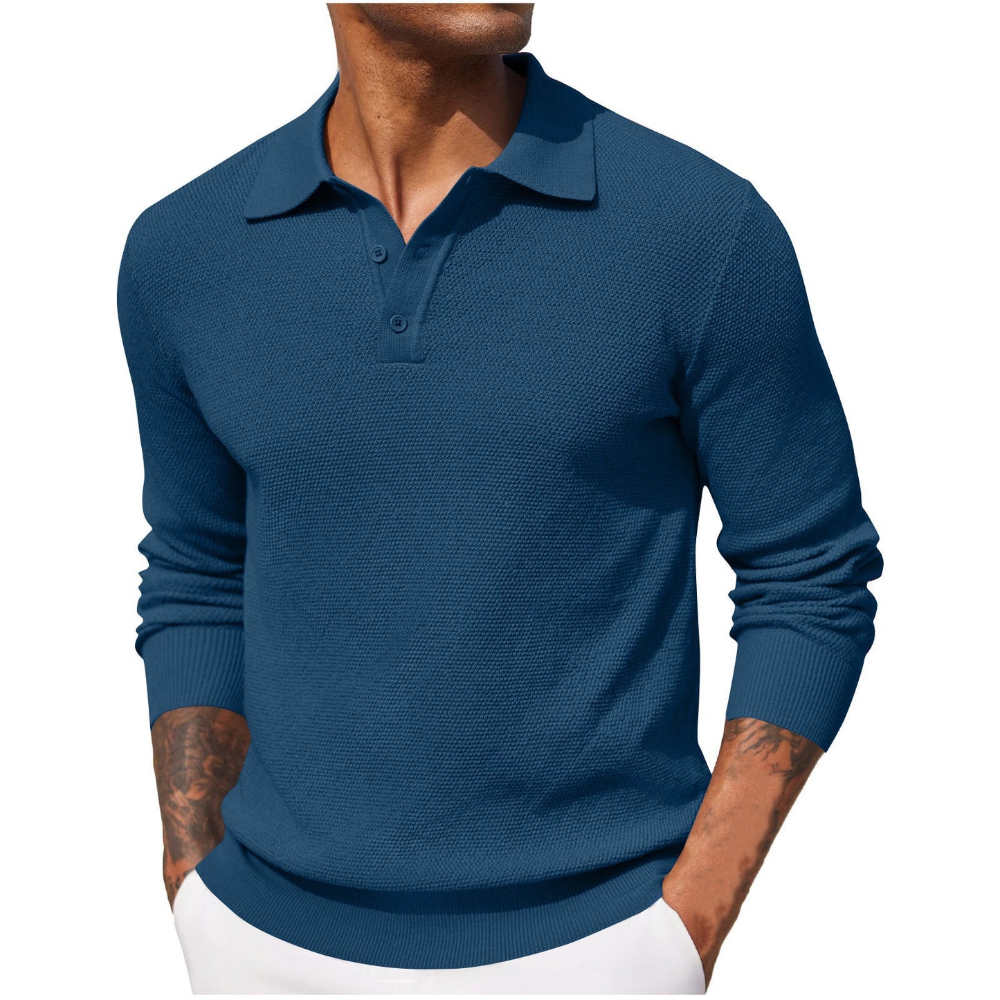 Jerrod - Elegantes Herren-Langarm-Polohemd
