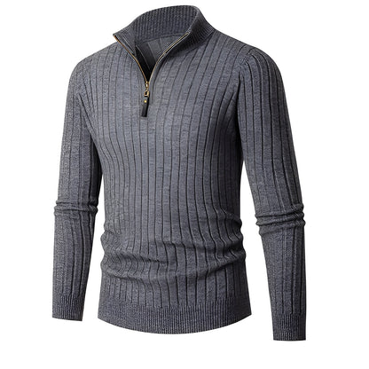 Roland - Eleganter Herrenpullover mit halbem Rollkragen