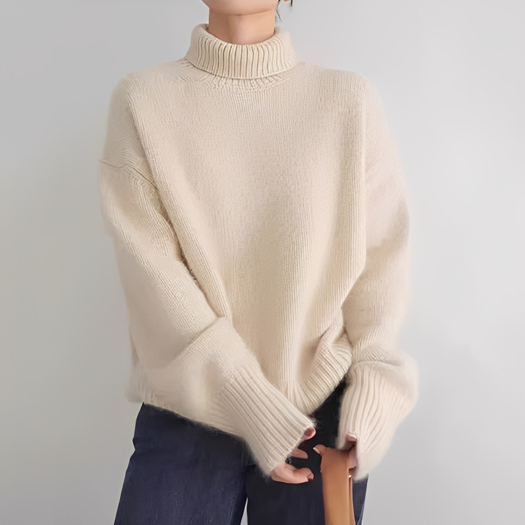 Ophélie - Eleganter Rollkragenpullover für Damen