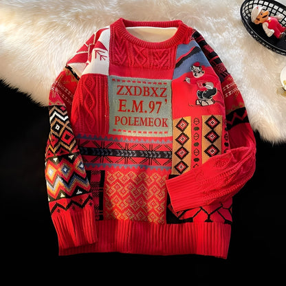 Charles - Stilvoller, leger gestrickter Damen-Weihnachtspullover