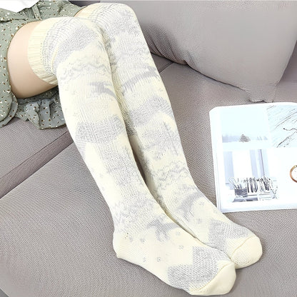 Corinne - Stilvolle Wollsocken für Damen zu Weihnachten