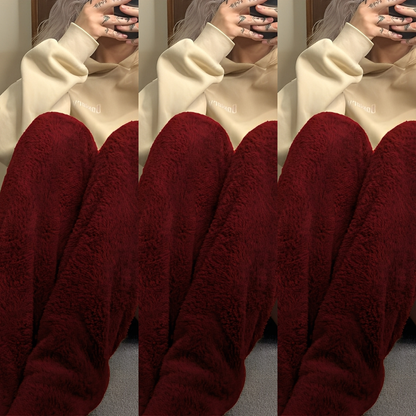 Camellia - Warme, kniehohe Wintersocken für Damen