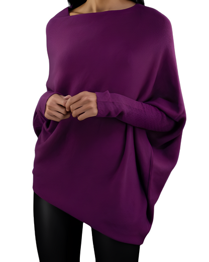 Gabrielle - Eleganter Damenpullover mit offenen Schultern