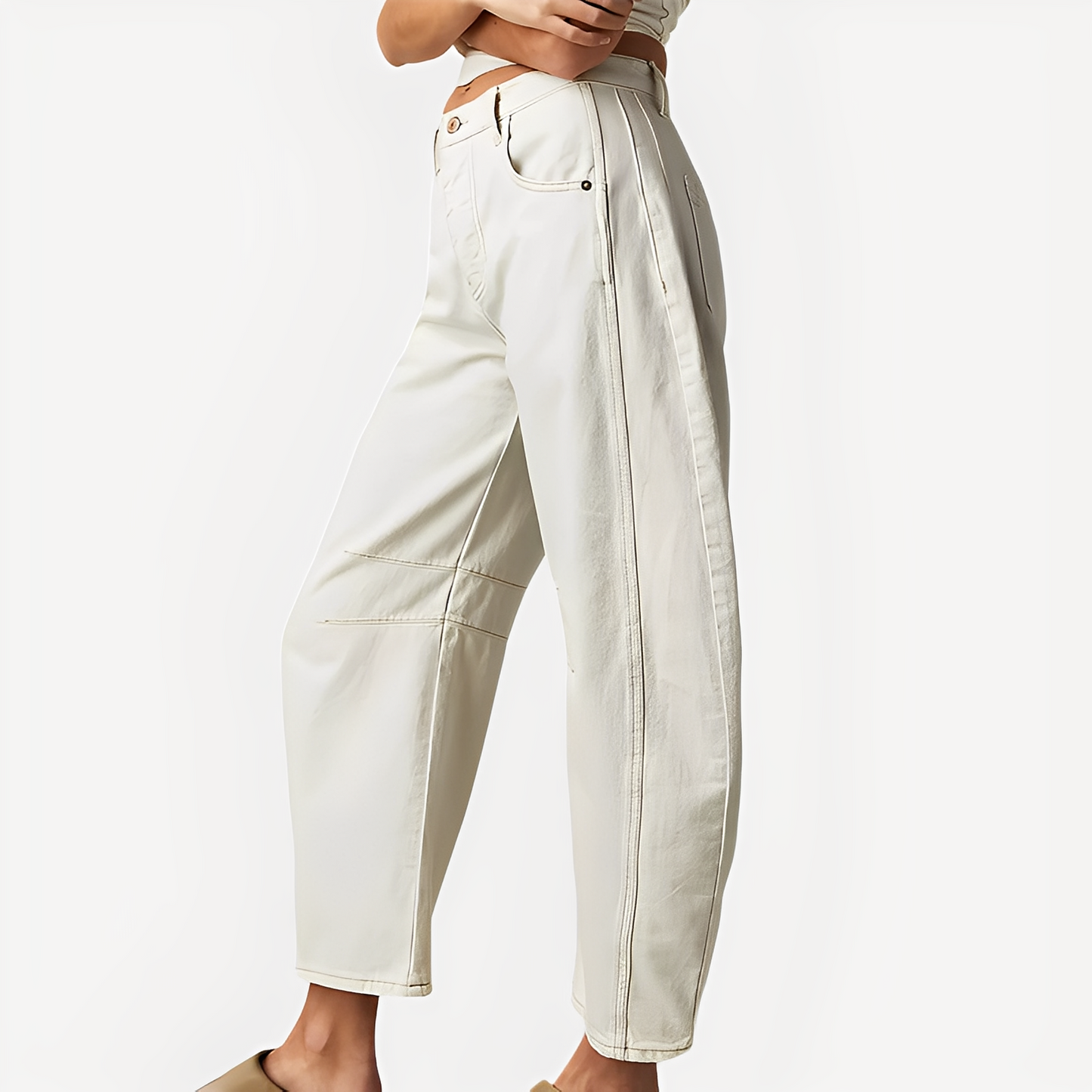 Celestine - Damen-Jeans mit weitem, klassisch inspiriertem Stil