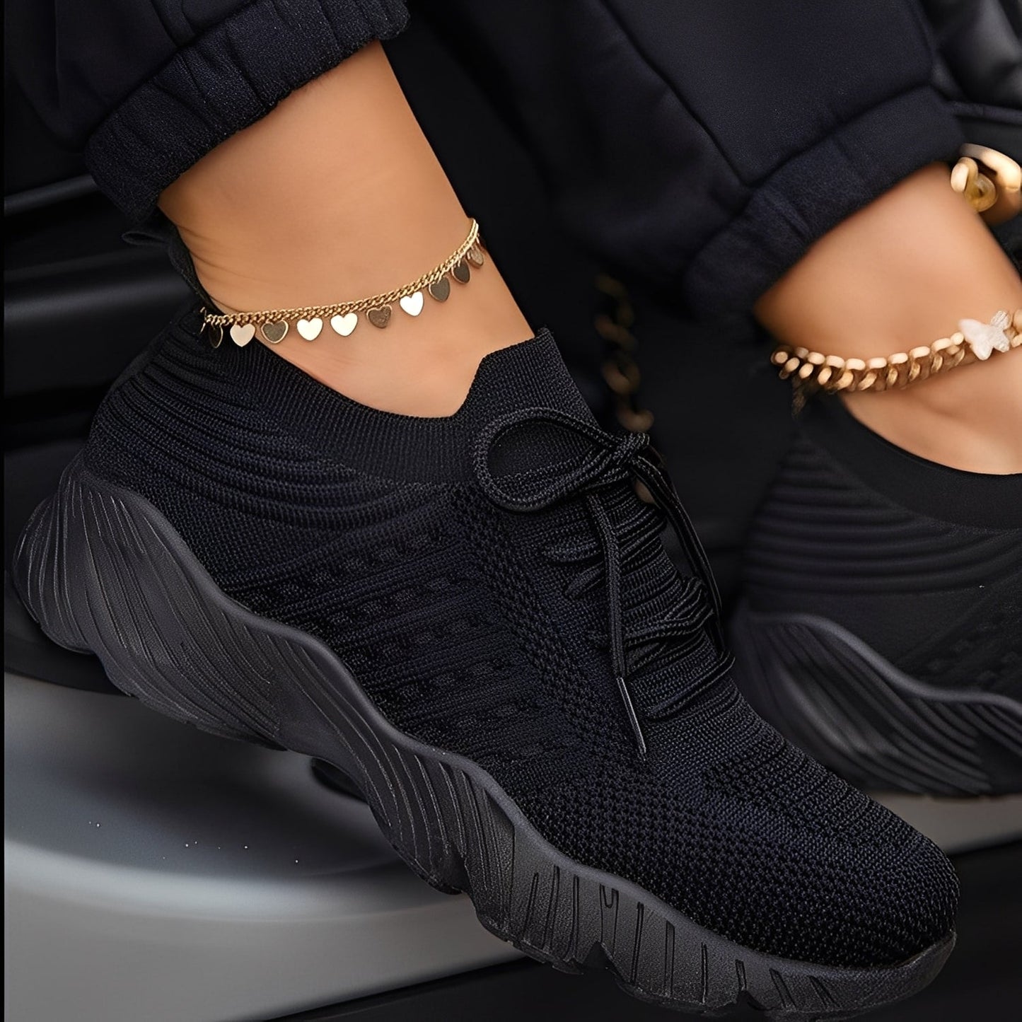 Axelle - Orthopädische Sneaker aus Strick für Damen