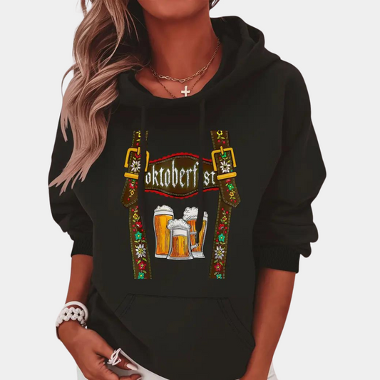 Kehlani - Modischer Damen-Hoodie mit Oktoberfest-Design