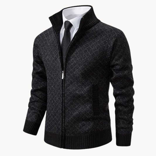 Julien – Rollkragen Jacquard Gestrickt