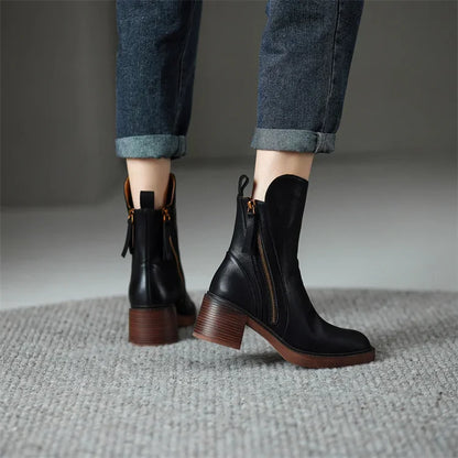 Ludovica – Stiefeletten im Vintage-Look