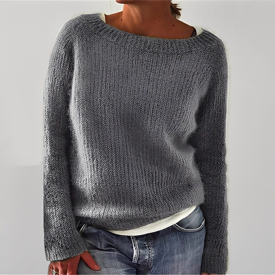 Murielle - Lässiger Strickpullover für Frauen