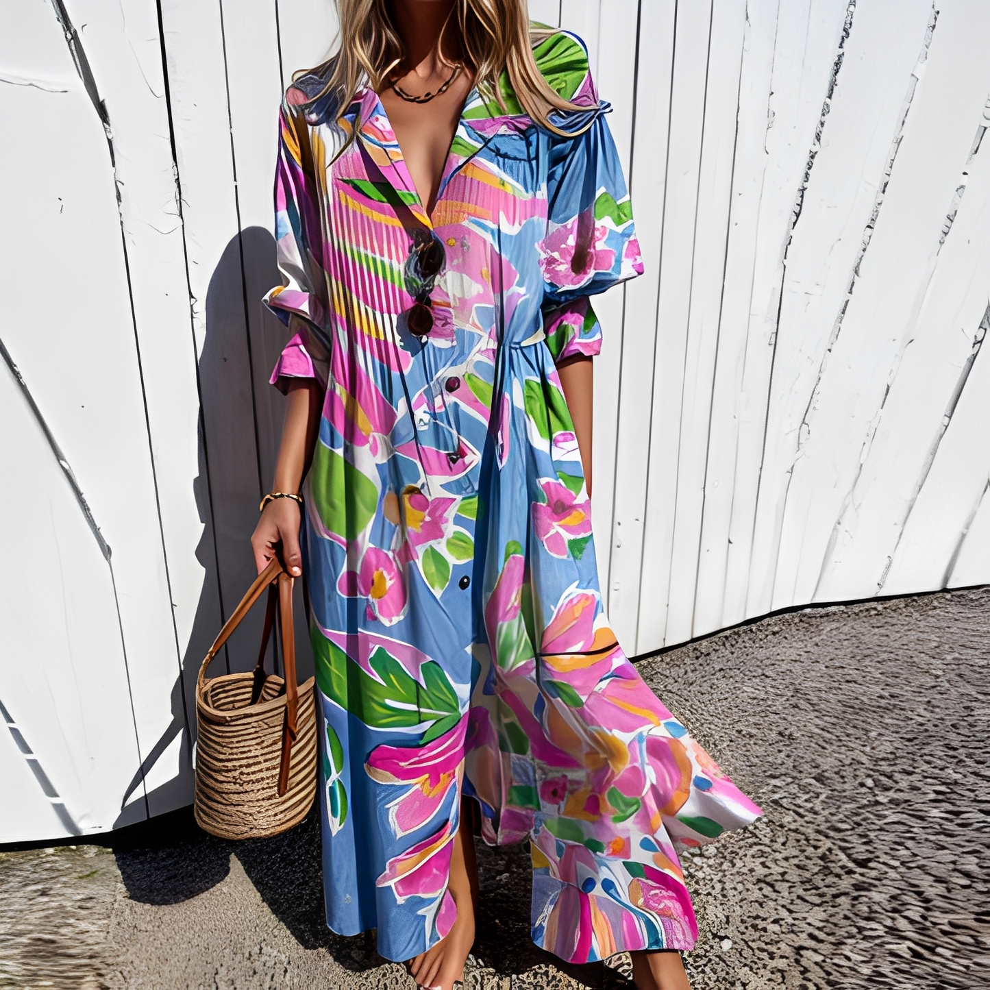 Germaine - Kleid trendig für die täglichen Fahrten der Frauen