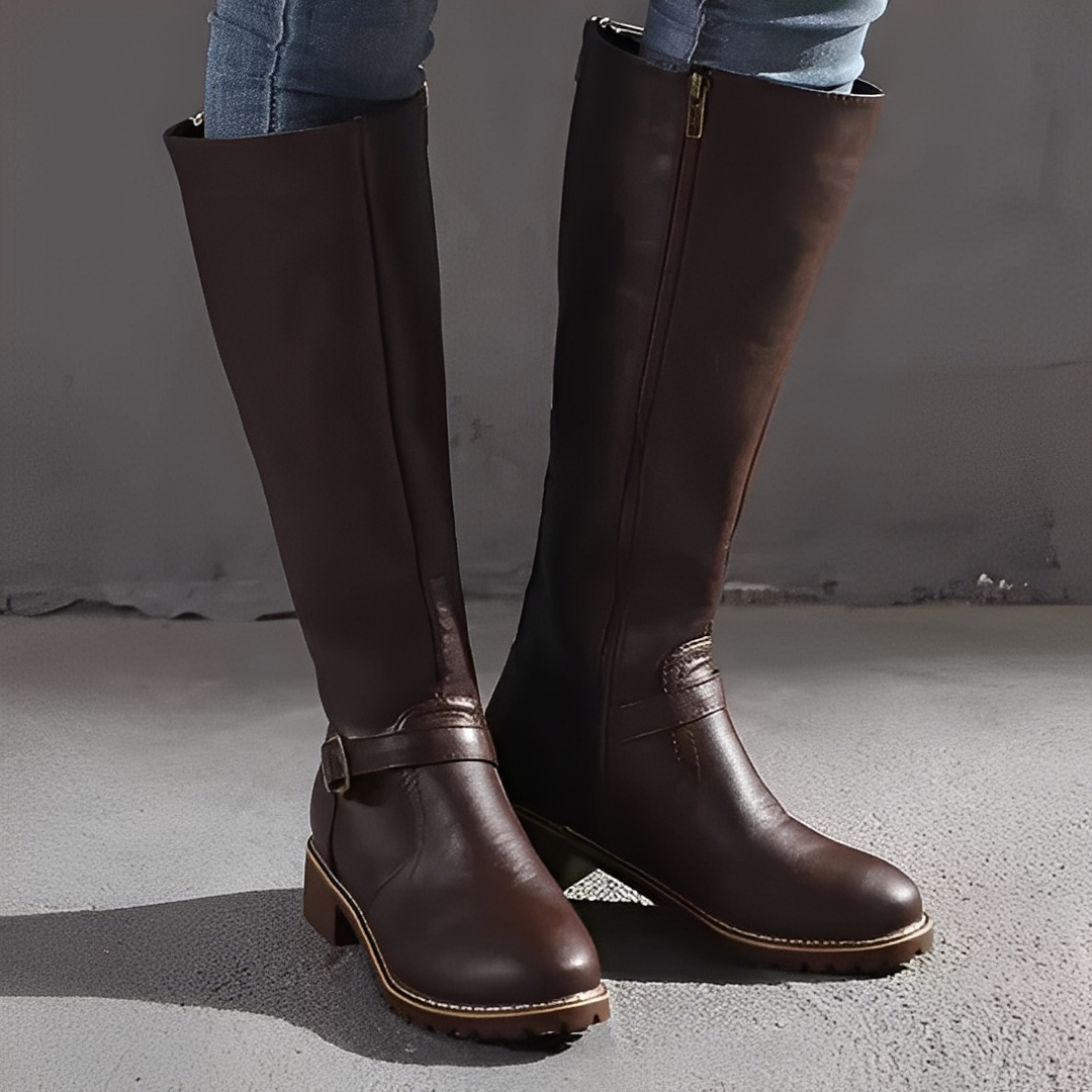 Livie - Hochwertige orthopädische Lederstiefel für Damen