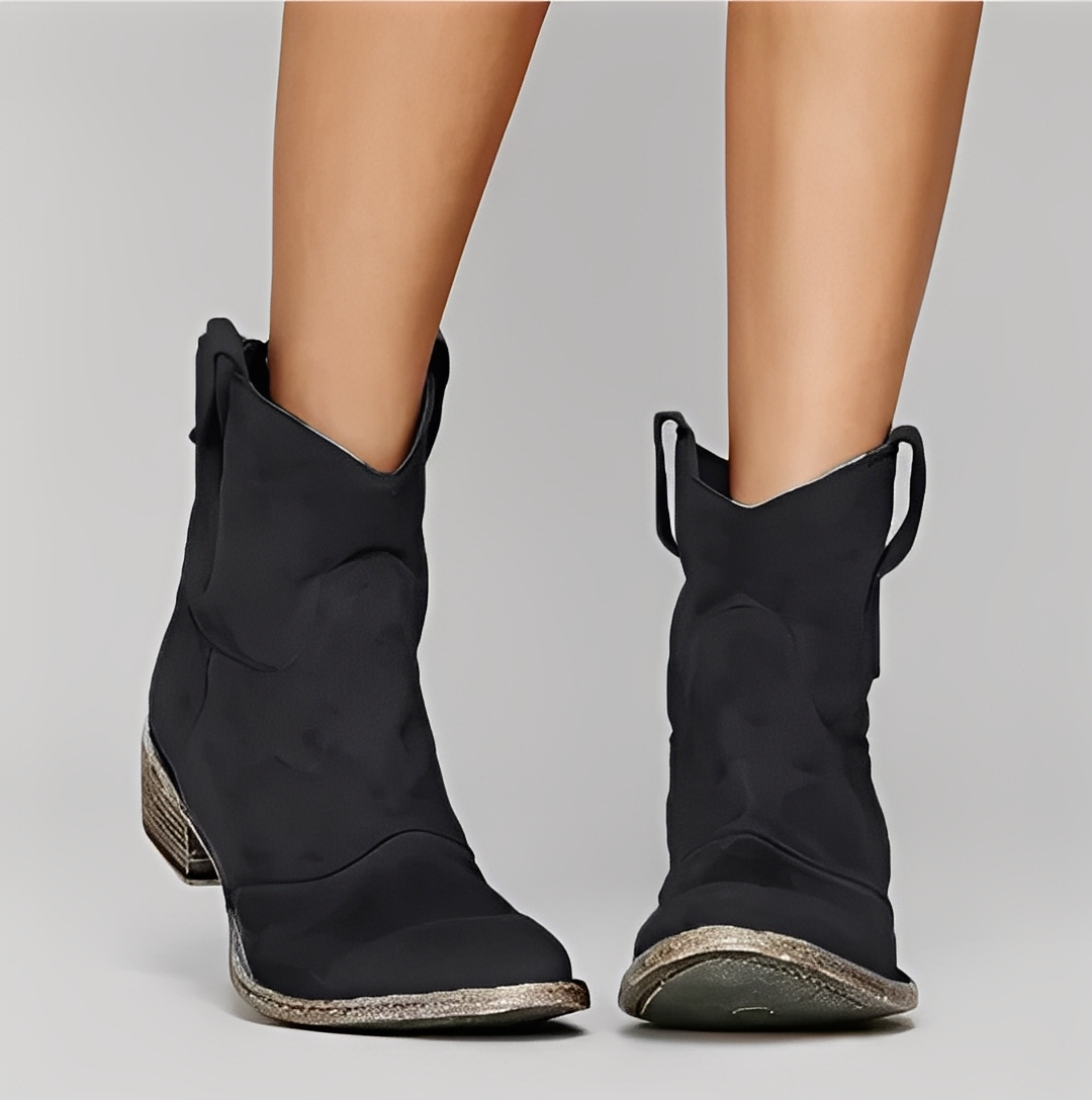 Délia - Elegante Wildlederstiefeletten für Damen