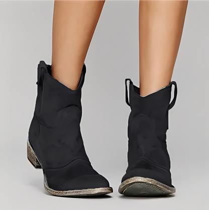 Délia - Elegante Wildlederstiefeletten für Damen