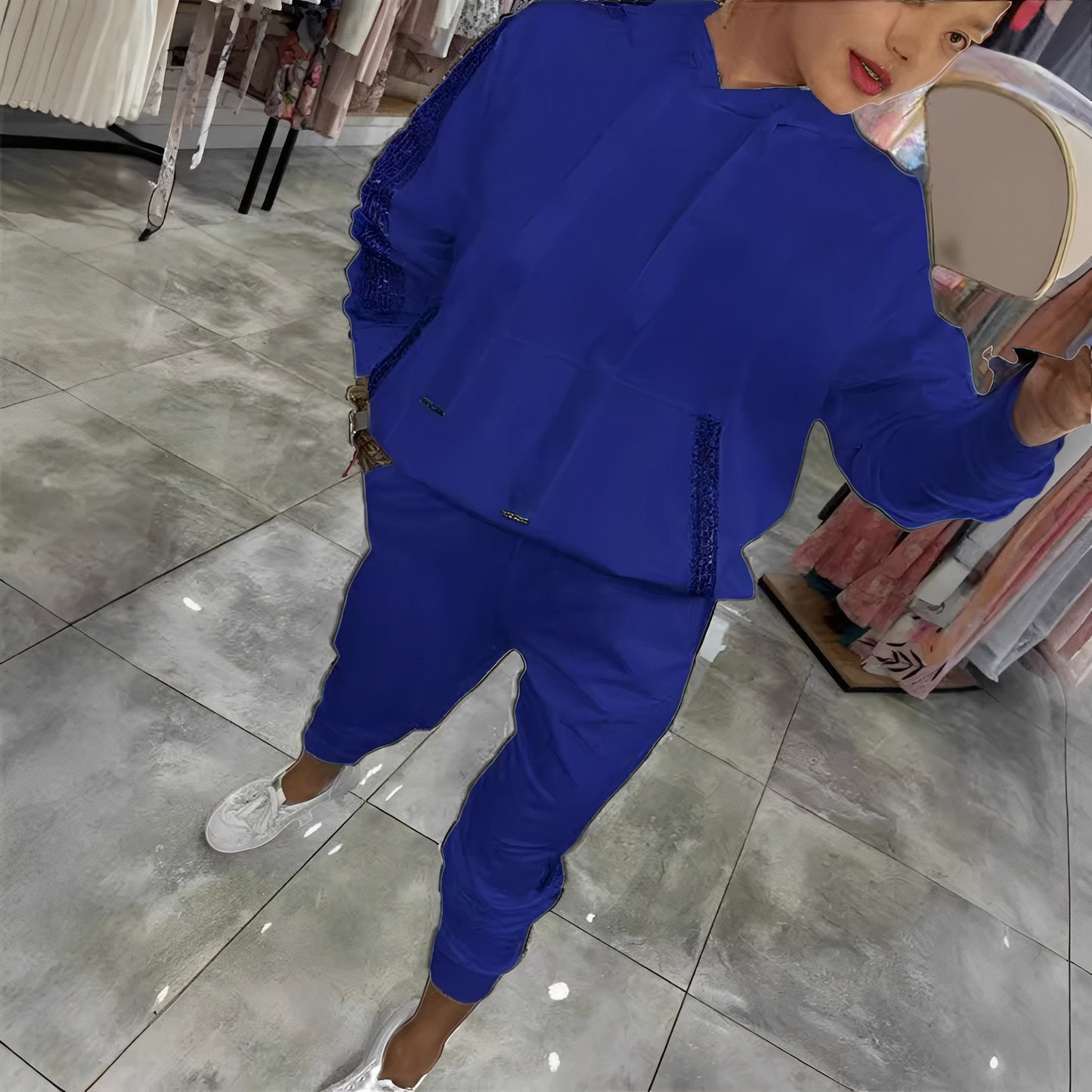 Tiffany - Stilvolles Set aus Kapuzenpullover und Hose für Damen