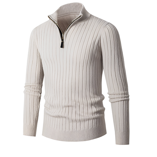 Roland - Eleganter Herrenpullover mit halbem Rollkragen