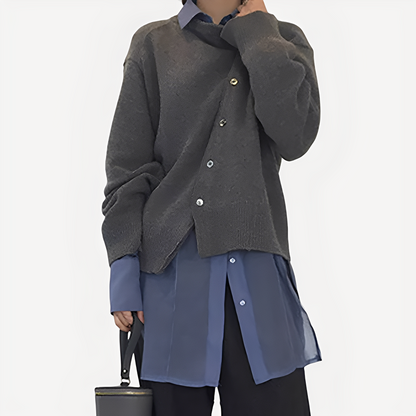 Susanne - Stilvolle und bequeme Strickjacke zum Überziehen