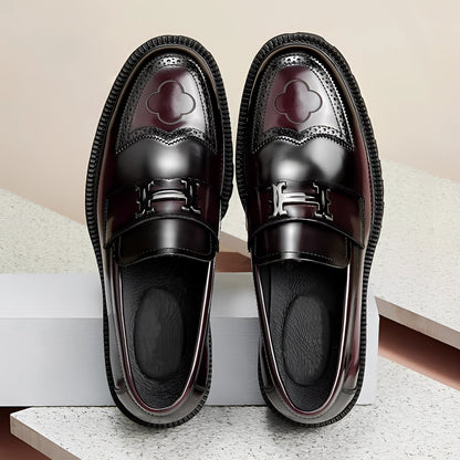 Marc – Loafer aus Bordeaux-Leder mit dicker Sohle