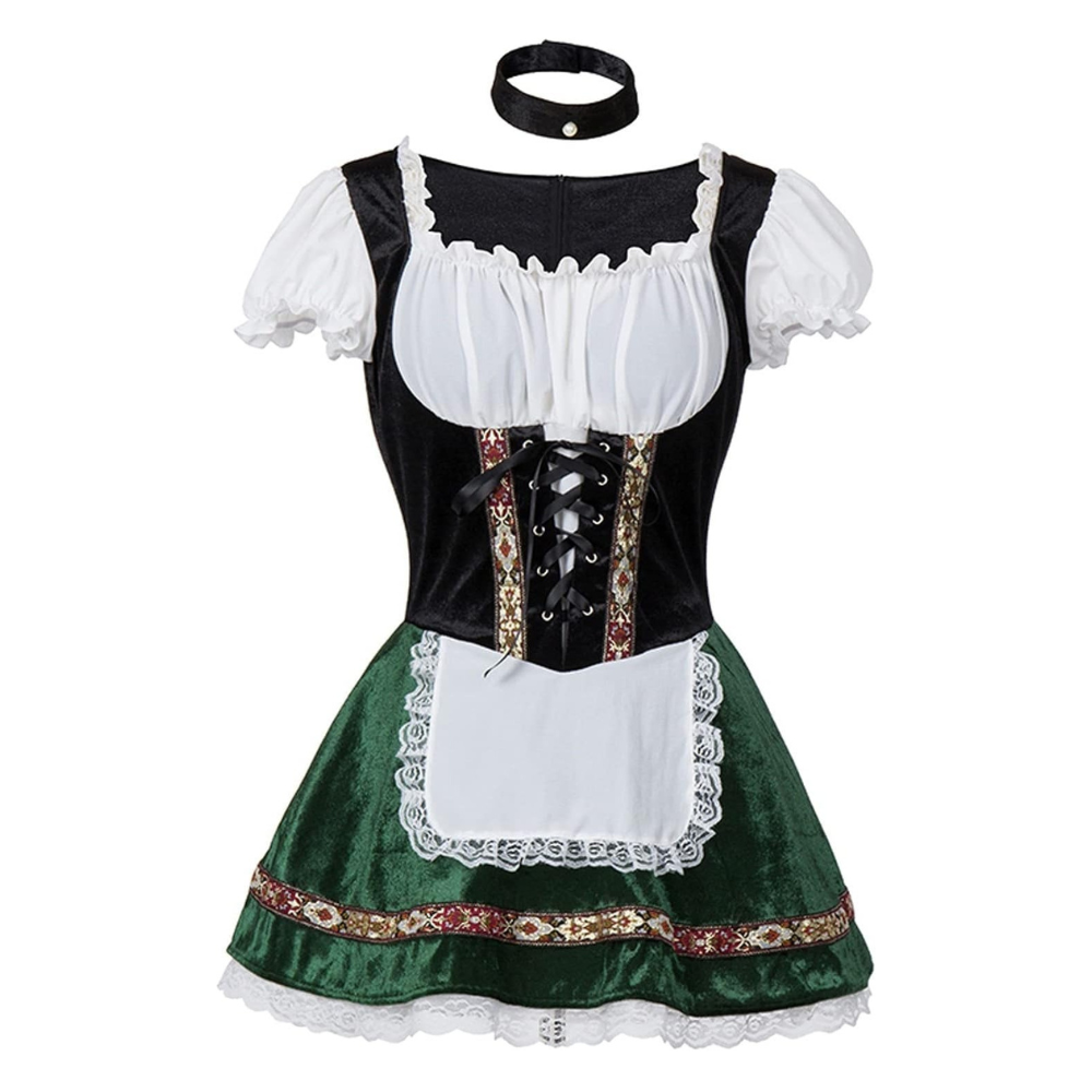 Delphia - Modisches kurzes Frauen-Dirndl fürs Oktoberfest