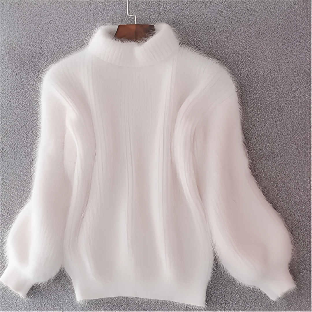Maude - Pullover trendy mit hohem Kragen warm für Damen