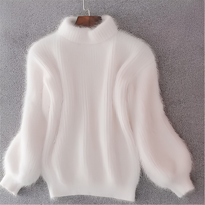 Maude - Pullover trendy mit hohem Kragen warm für Damen