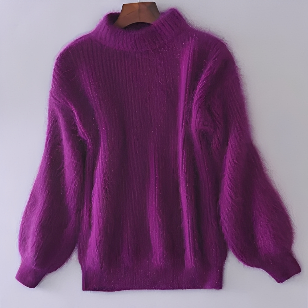 Maude - Pullover trendy mit hohem Kragen warm für Damen