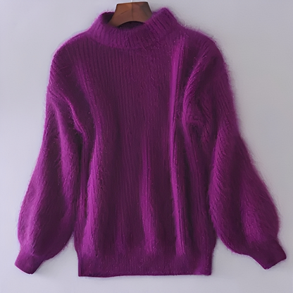 Maude - Pullover trendy mit hohem Kragen warm für Damen