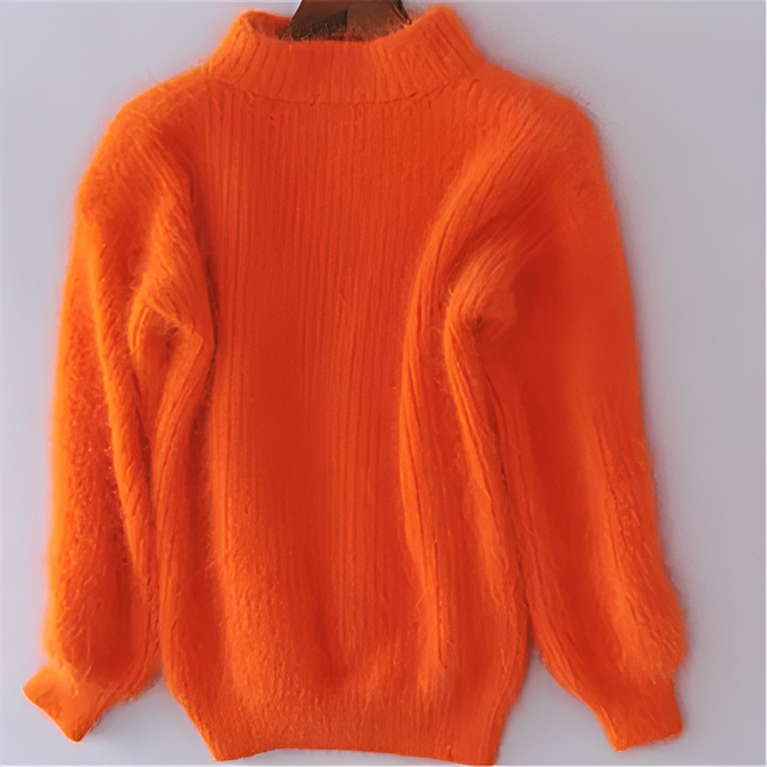 Maude - Pullover trendy mit hohem Kragen warm für Damen