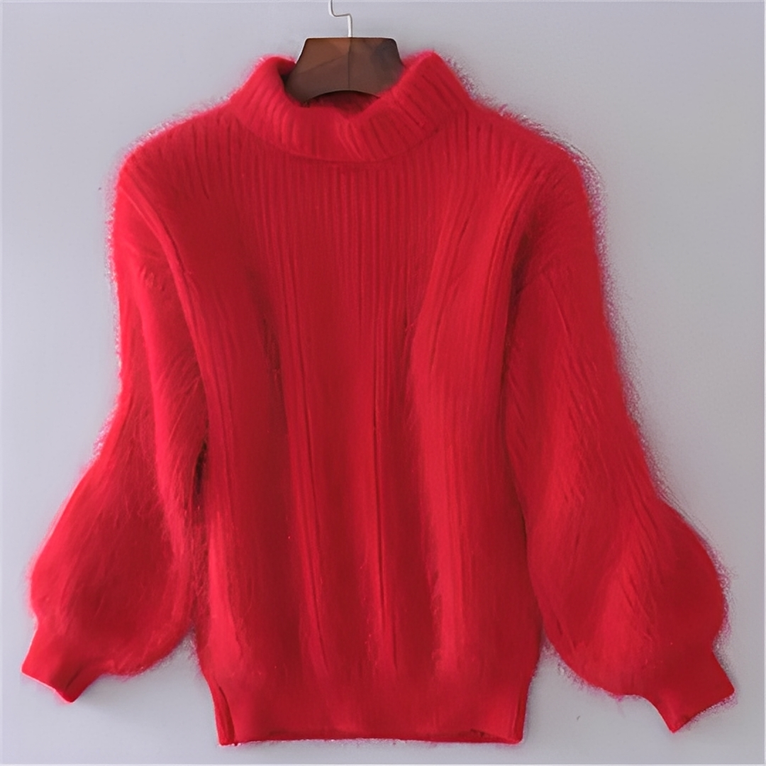 Maude - Pullover trendy mit hohem Kragen warm für Damen