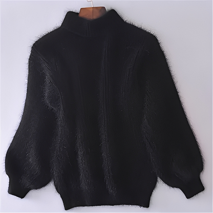 Maude - Pullover trendy mit hohem Kragen warm für Damen