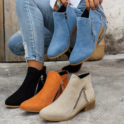 Klara – Reißverschluss Stiefel