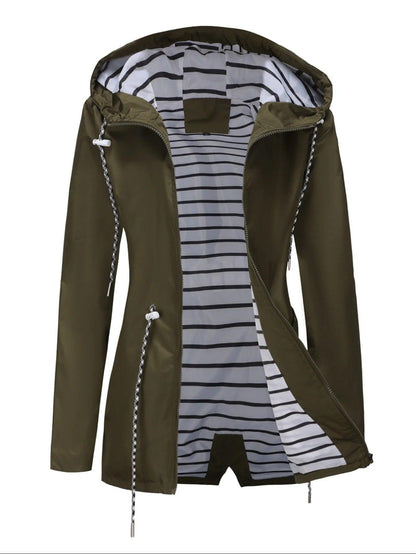 Nathalie – Lange Wasserdichte Jacke