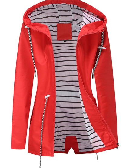 Nathalie – Lange Wasserdichte Jacke