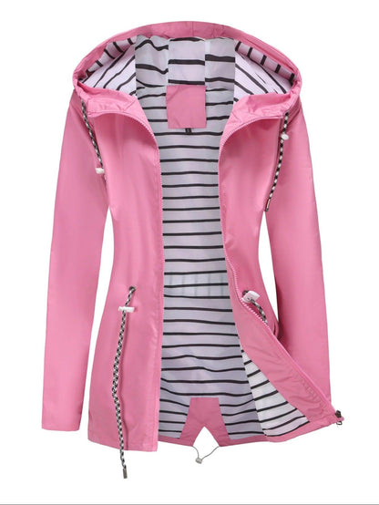 Nathalie – Lange Wasserdichte Jacke